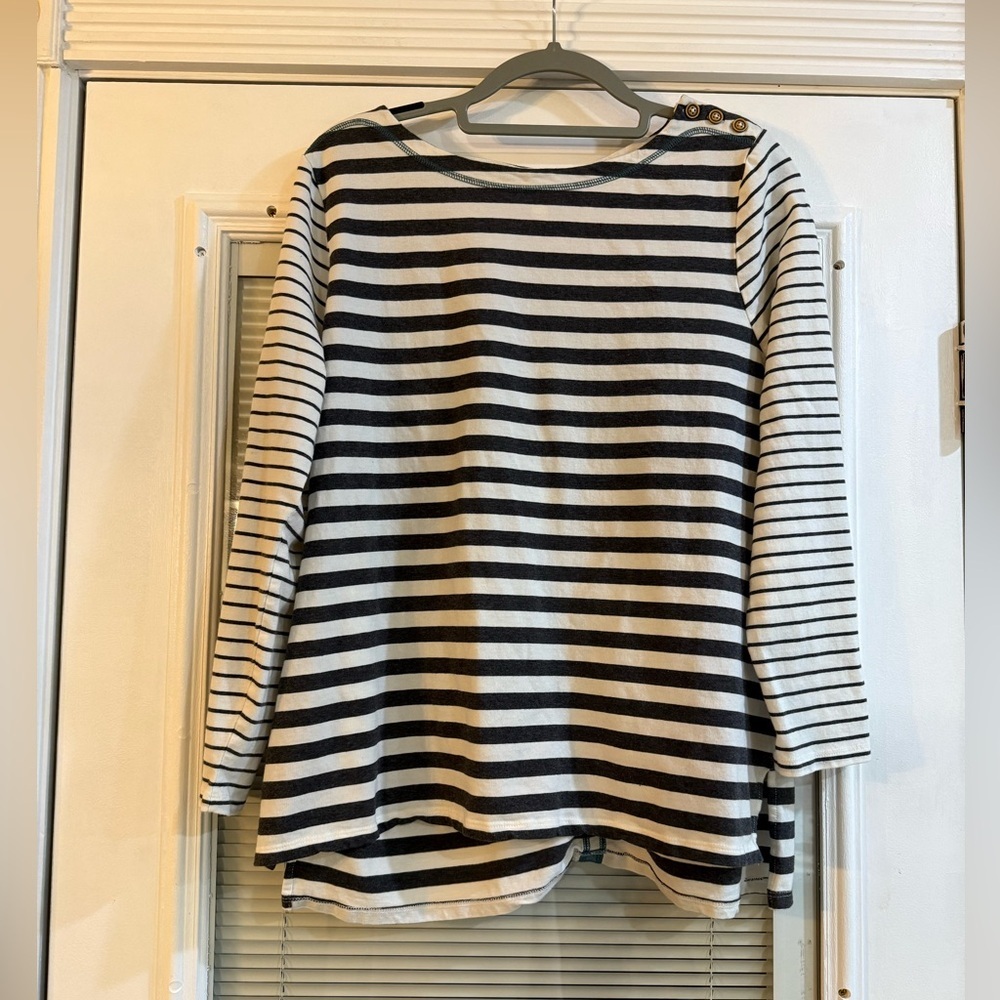 Matilda Jane Striped Long Sleeve Top Size Large